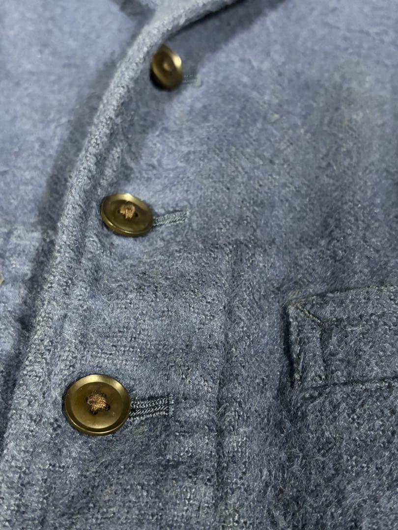 Nigel Cabourn ネイビー ベスト ヘンプ 50