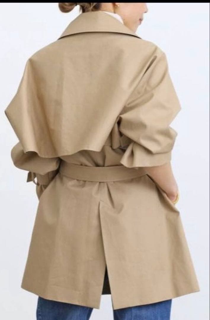 アパルトモン2023SS SHORT TRENCH COAT