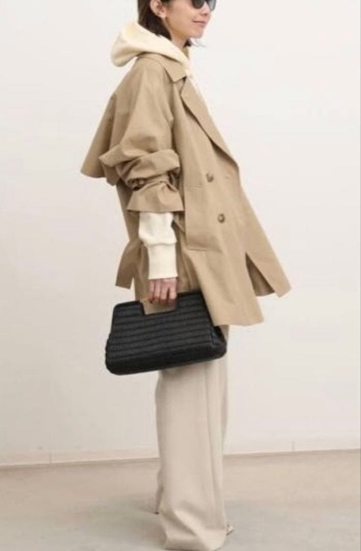 アパルトモン2023SS SHORT TRENCH COAT