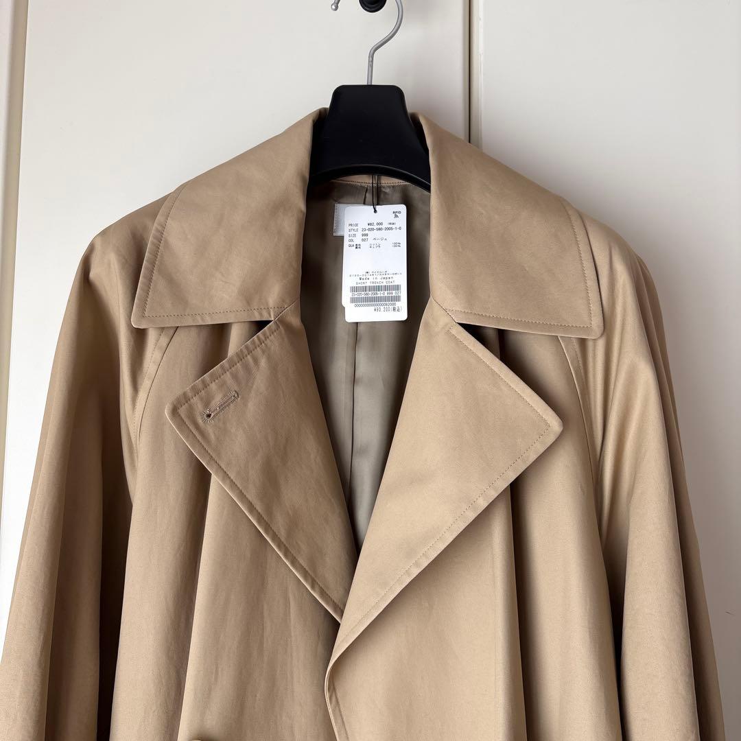 アパルトモン2023SS SHORT TRENCH COAT