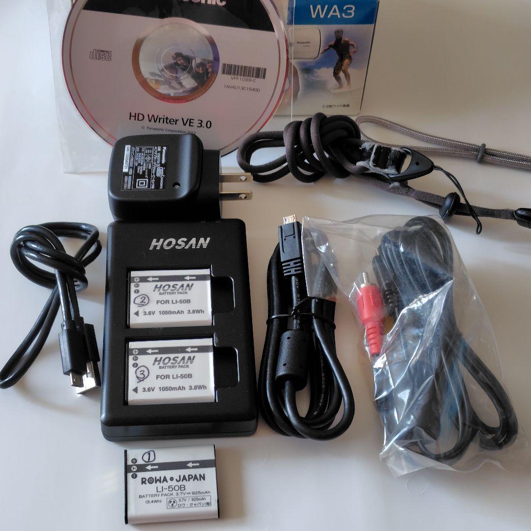 パナソニック デジタルムービーカメラHX- WA3 防水 タフタイプ