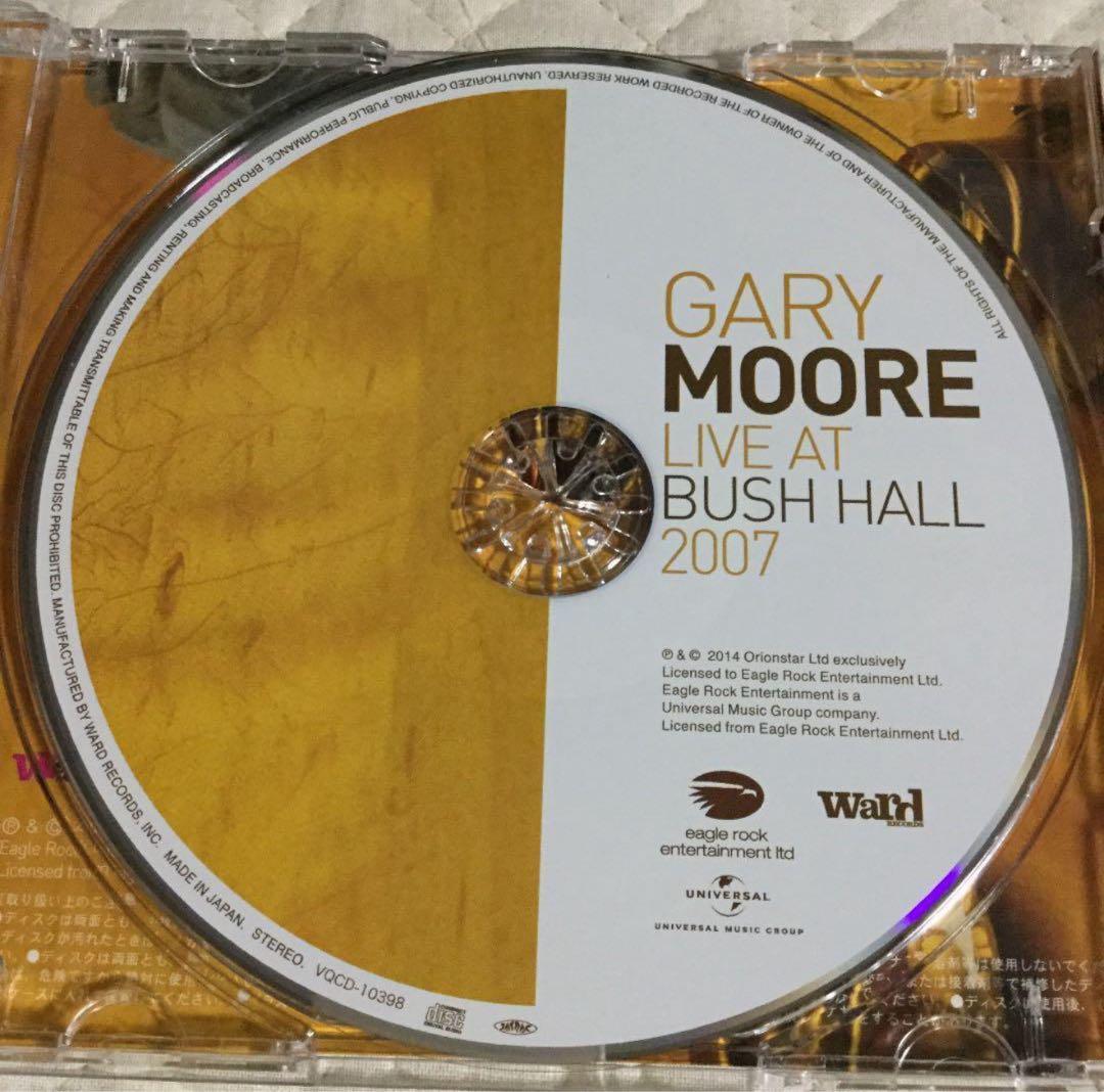 帯付き！Gary Moore/ LIVE AT BUSH HALL 2007