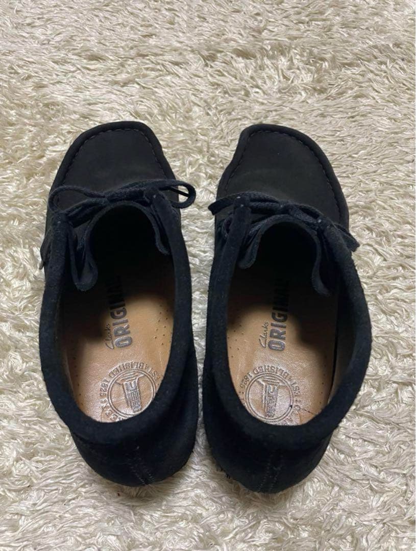 Clarks クラークス　チロリアンシューズ ワラビー 黒 26cm