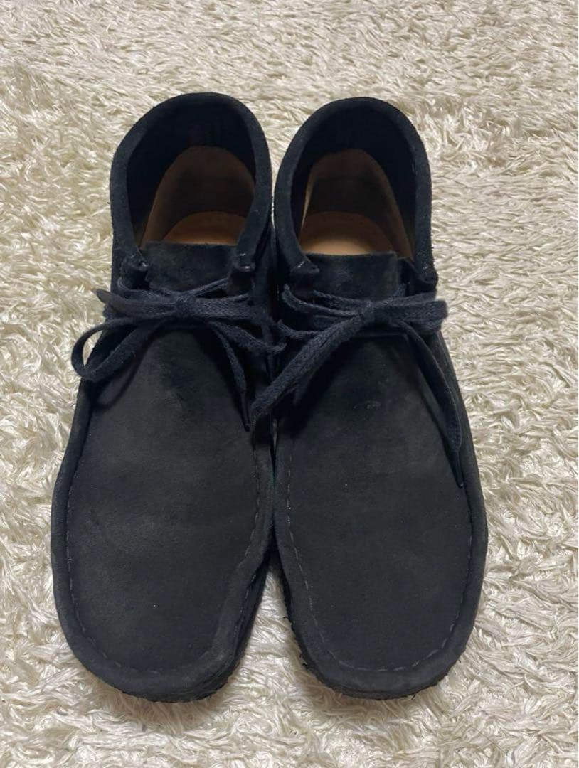 Clarks クラークス　チロリアンシューズ ワラビー 黒 26cm