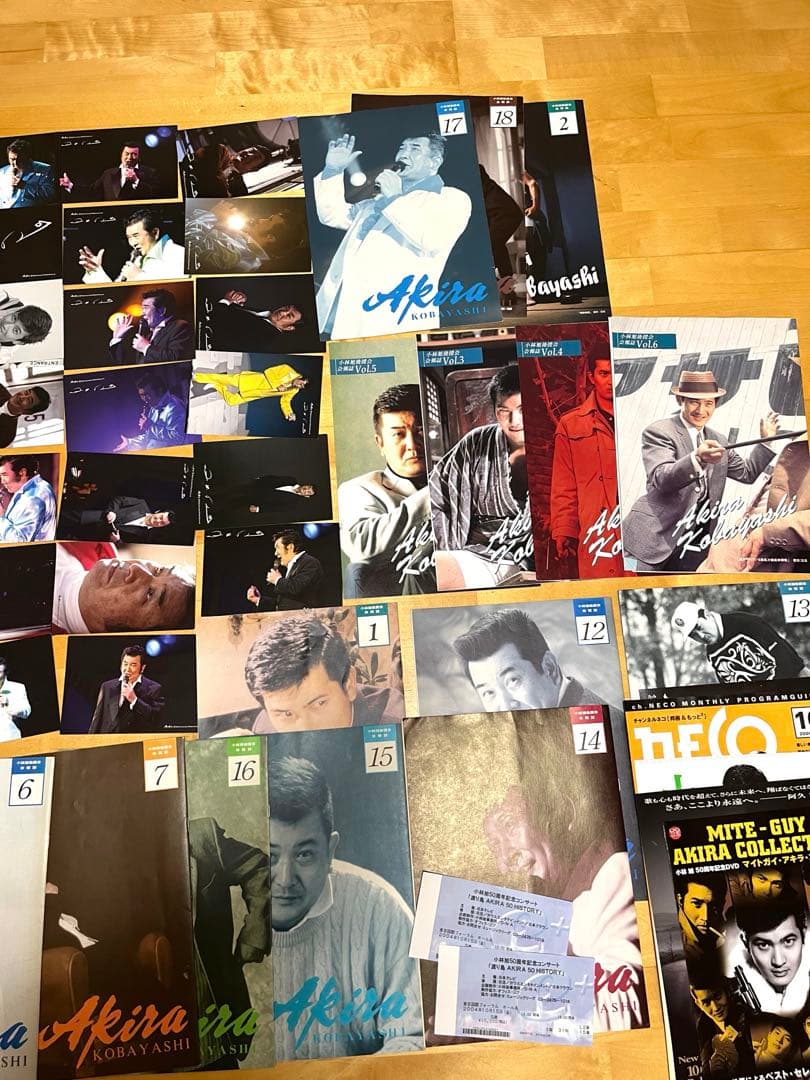 小林旭　後援会　CD カセット　大量セット