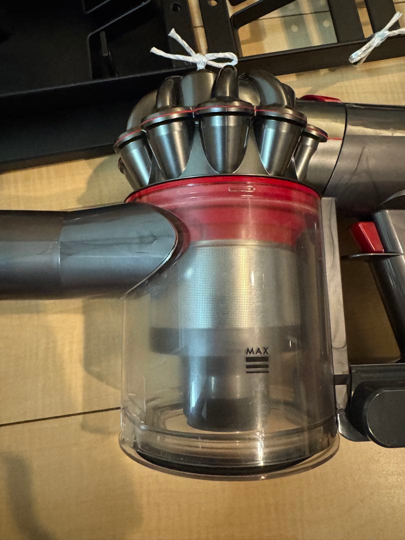 Dyson V7 fluffy towerスタンド、バッテリー交換済み