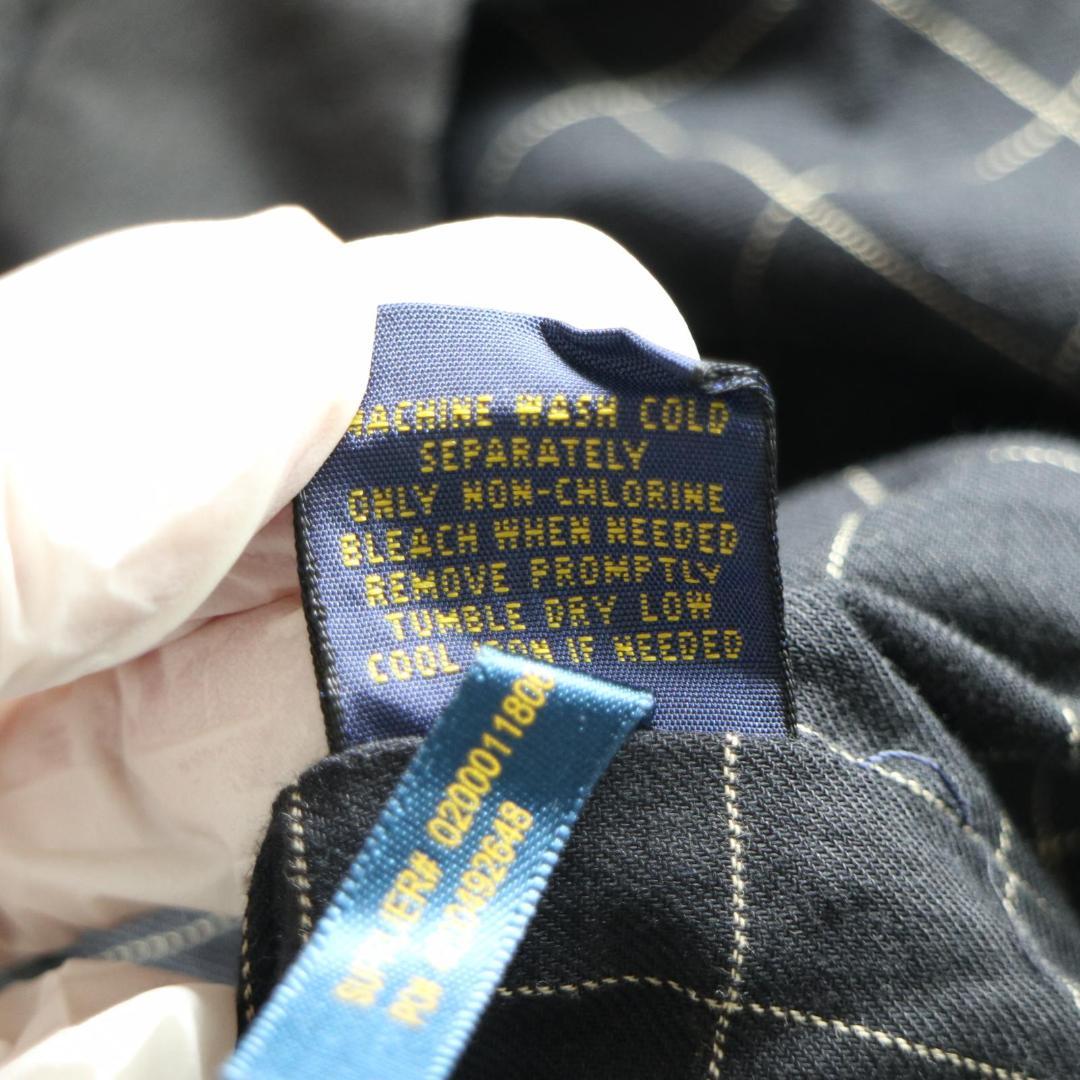 【希少✨】現行ポロラルフローレン スウィングトップ 裏地総チェック柄 黒 3XL