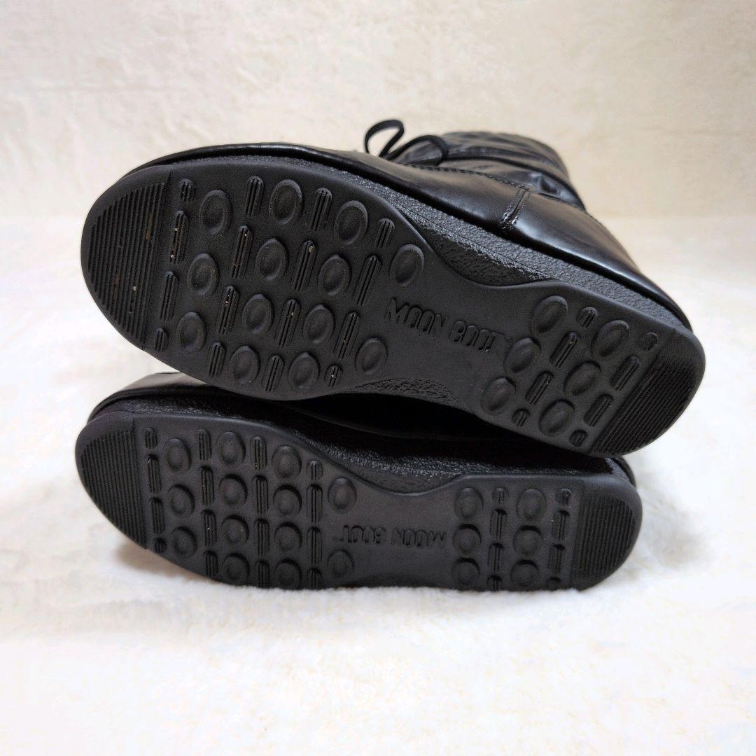 【大人気】MOON BOOT ムーンブーツ ロング スノーブーツ 黒