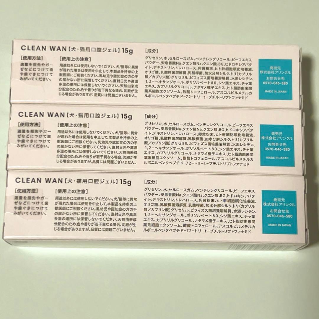 CLEAN WAN クリーンワン デンタルケアセット　3本+歯ブラシ付き