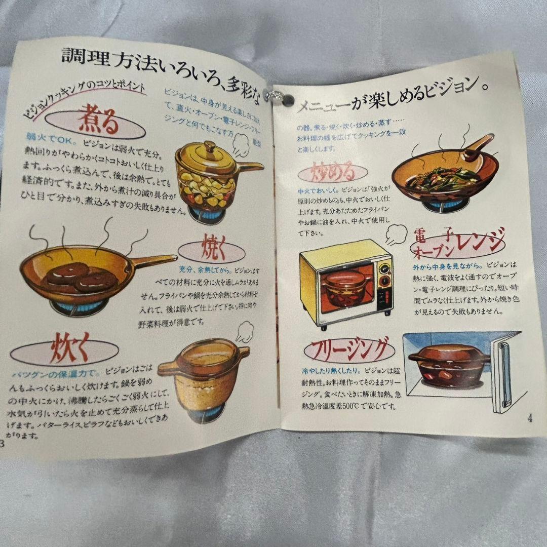 VISION　ビジョン　コーニング　耐熱ガラス　片手鍋