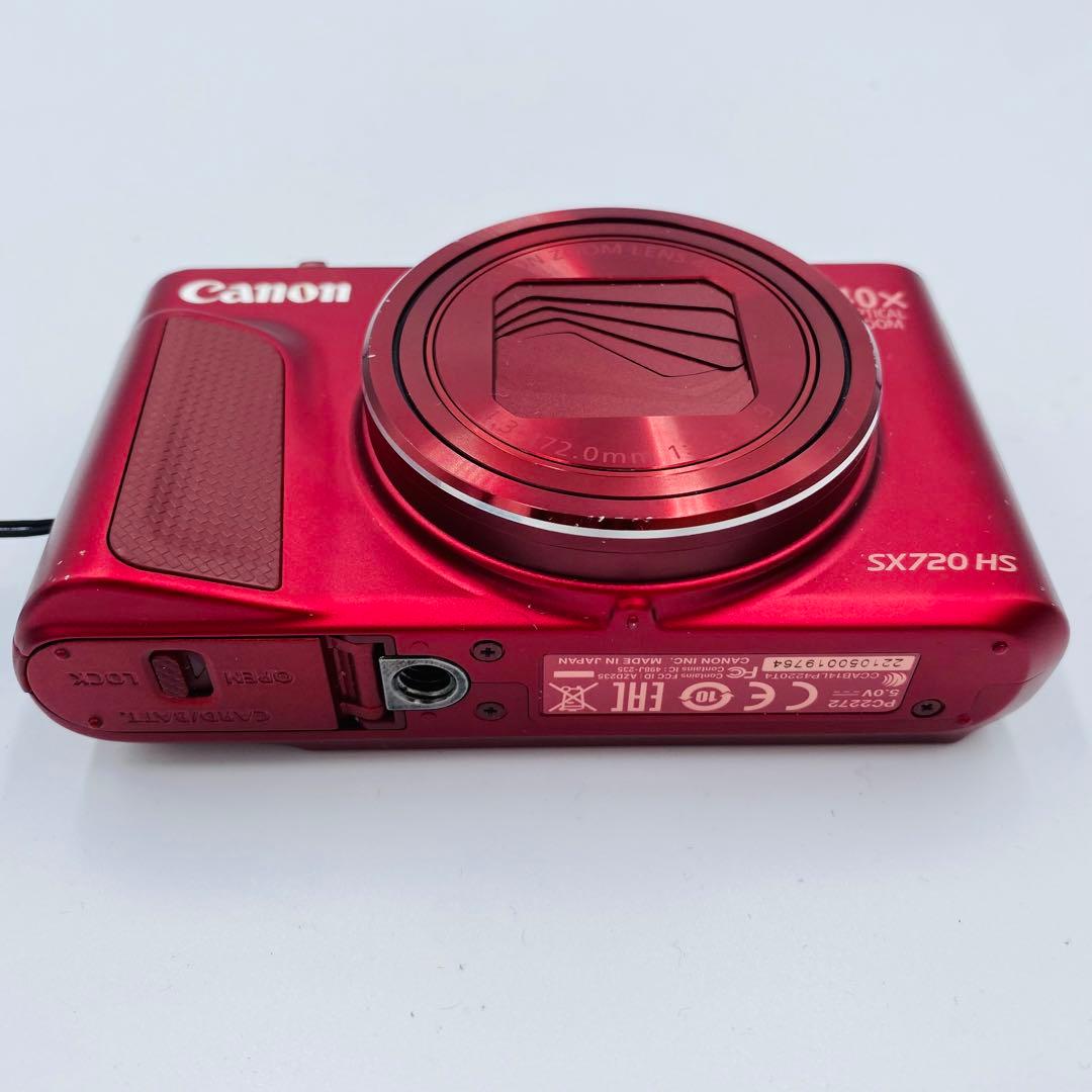 動作確認済 ⭐︎美品⭐︎ Canon SX720 HS デジカメレッドボディ