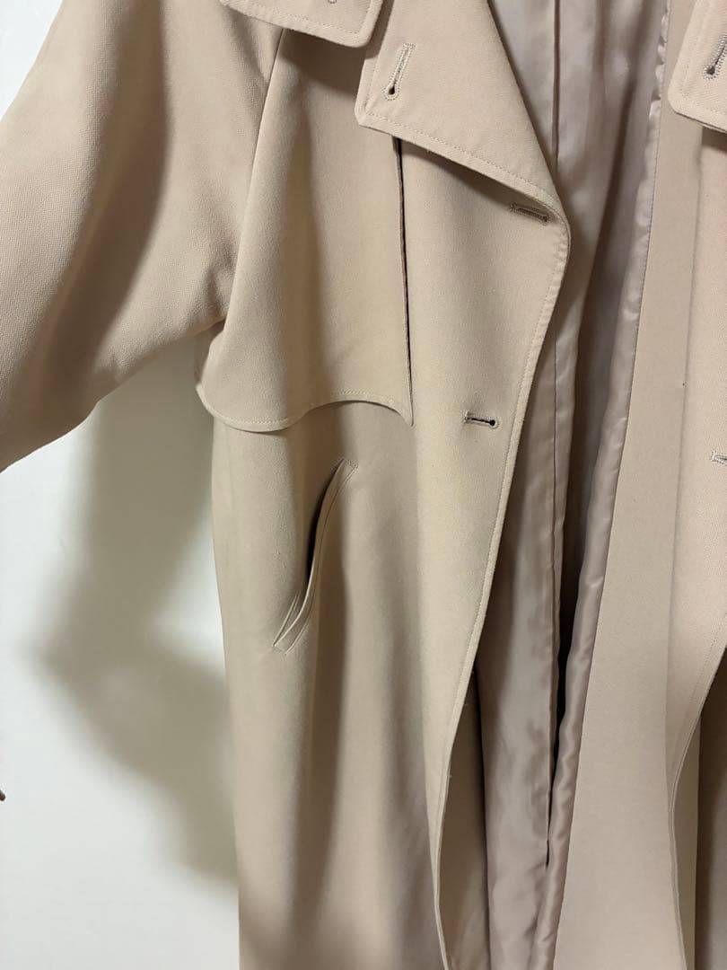 L'Or(ロル)トレンチコート／stand collar long coat
