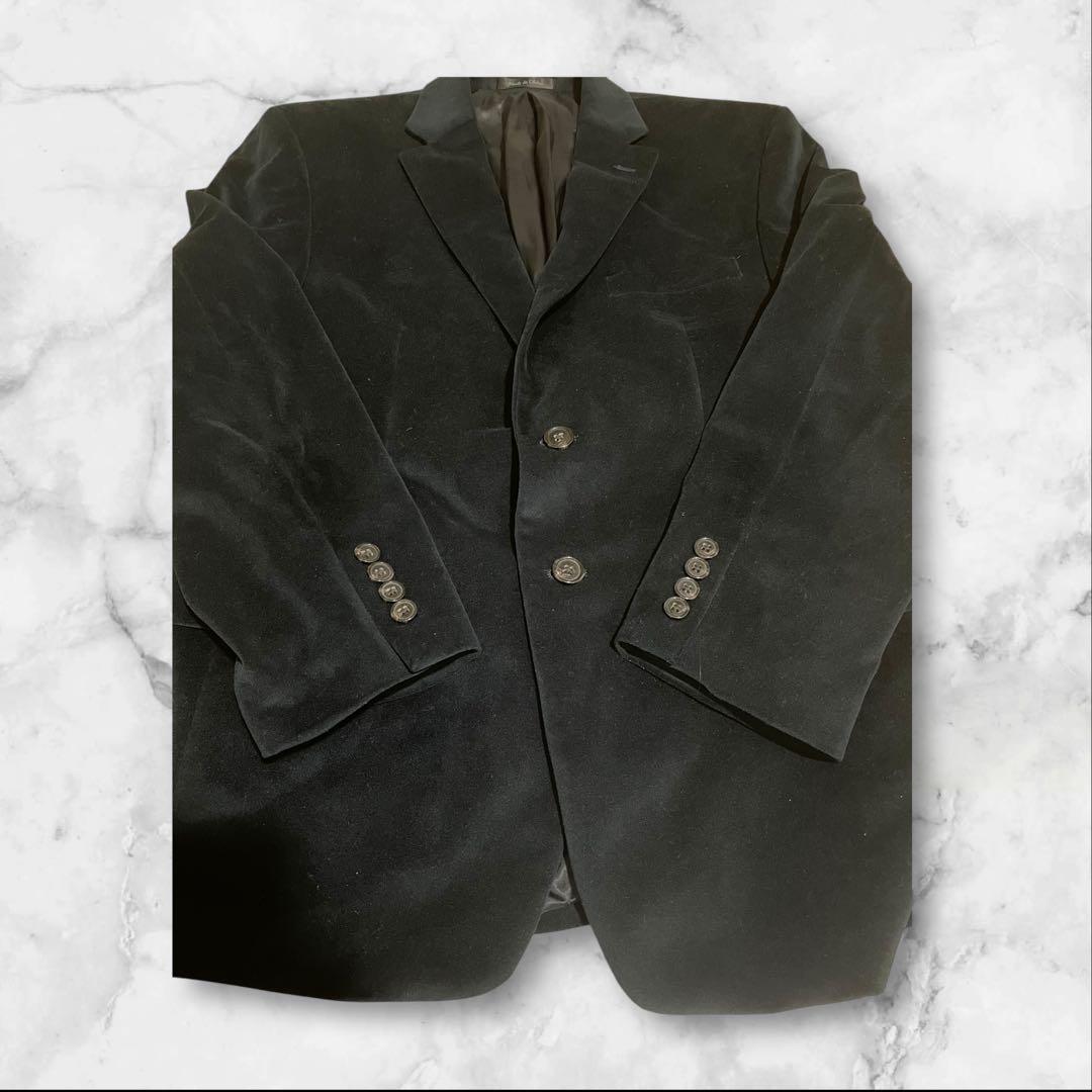 “Lauren Ralph Lauren” ベロアテーラードジャケット old