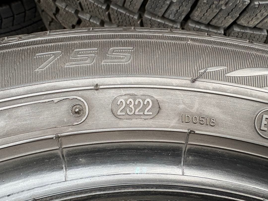 タイヤ・ホイール 155/65r14 DUNLOP EC202