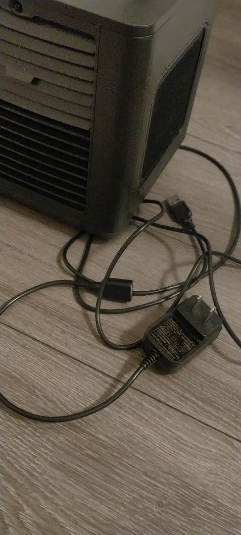 SHOPJAPAN ここひえR7 ブラック 卓上クーラー 25013-J