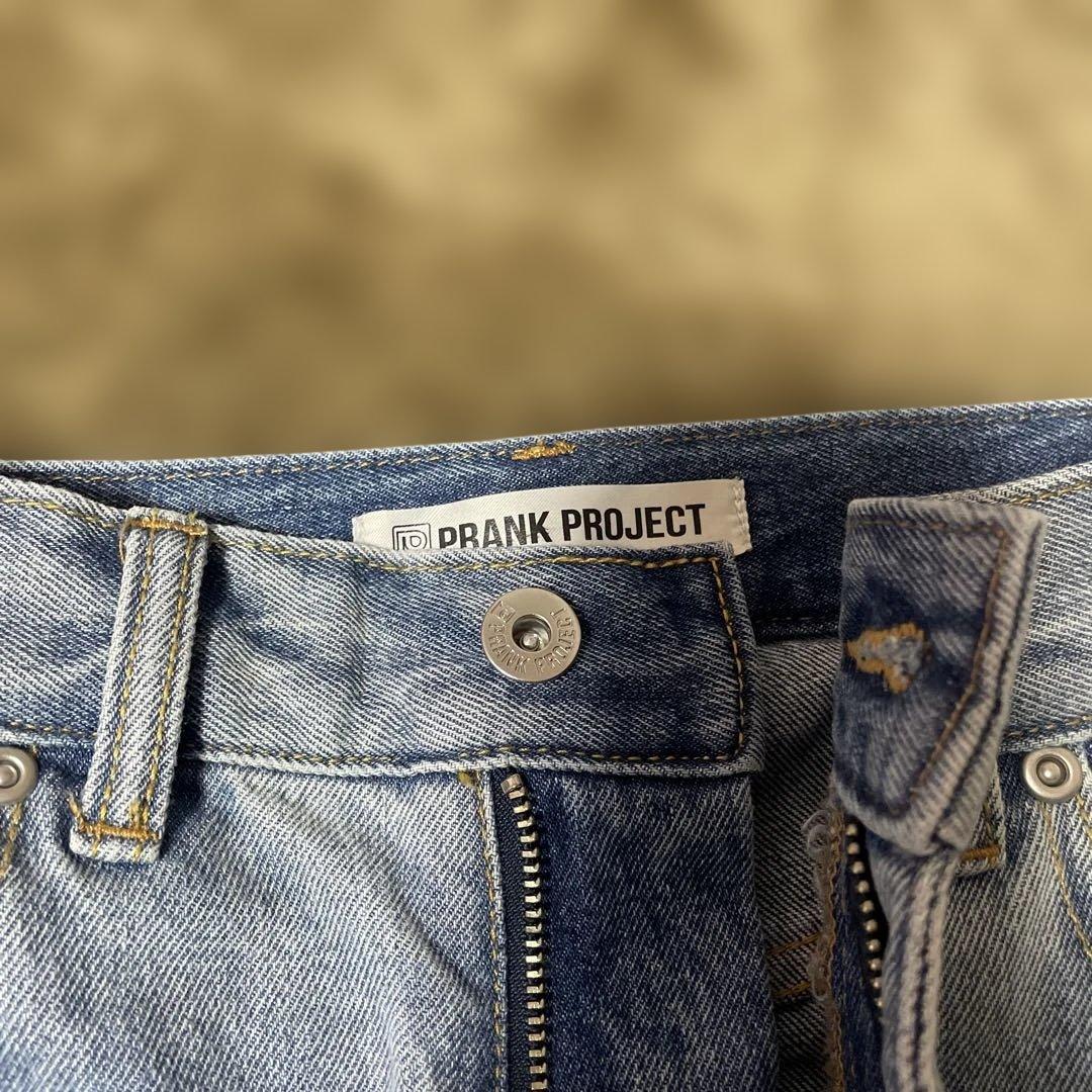 PRANK PROJECT バイカラーダブルクラッシュデニム　38