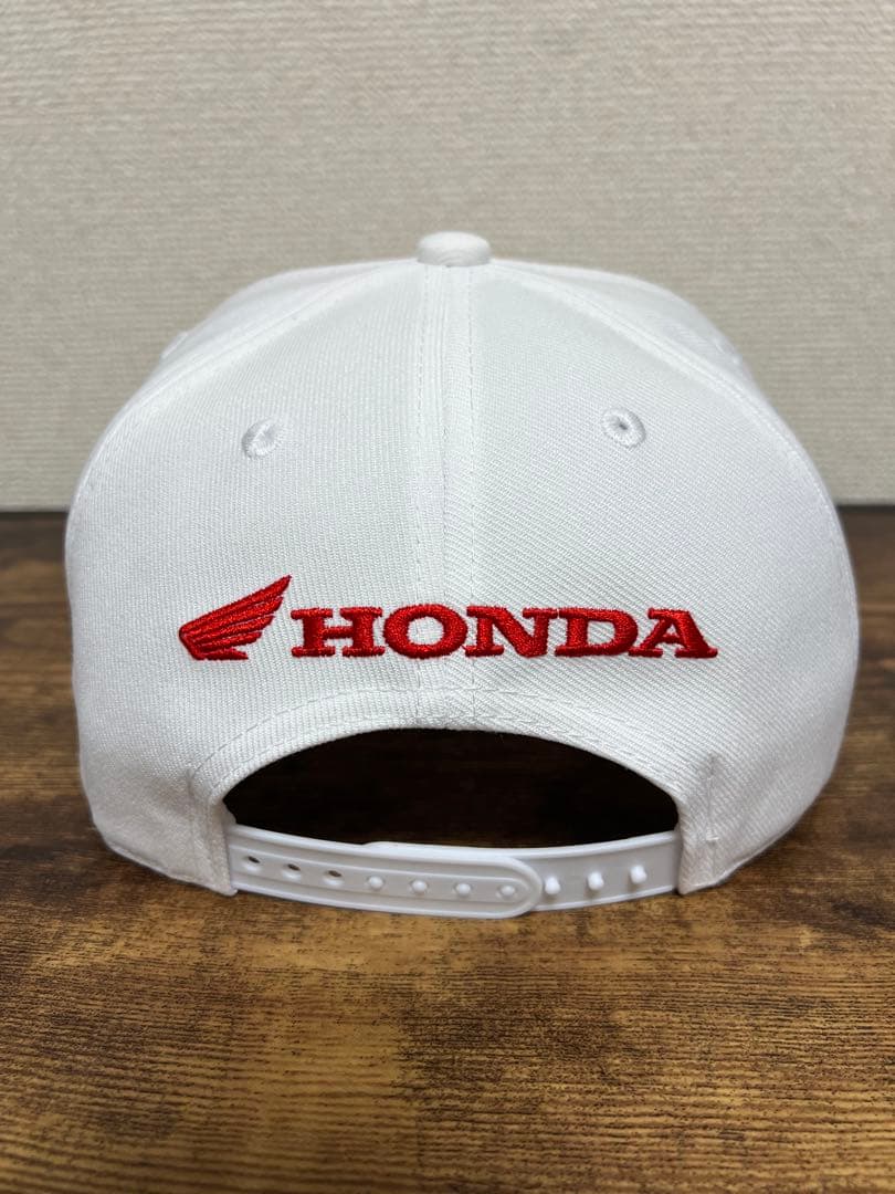 SATA builder's × HONDA Majestic Cap ホワイト
