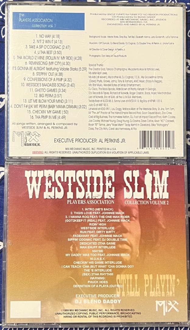 WESTSIDE SLIM 2枚セット g-rap g-funk g-luv
