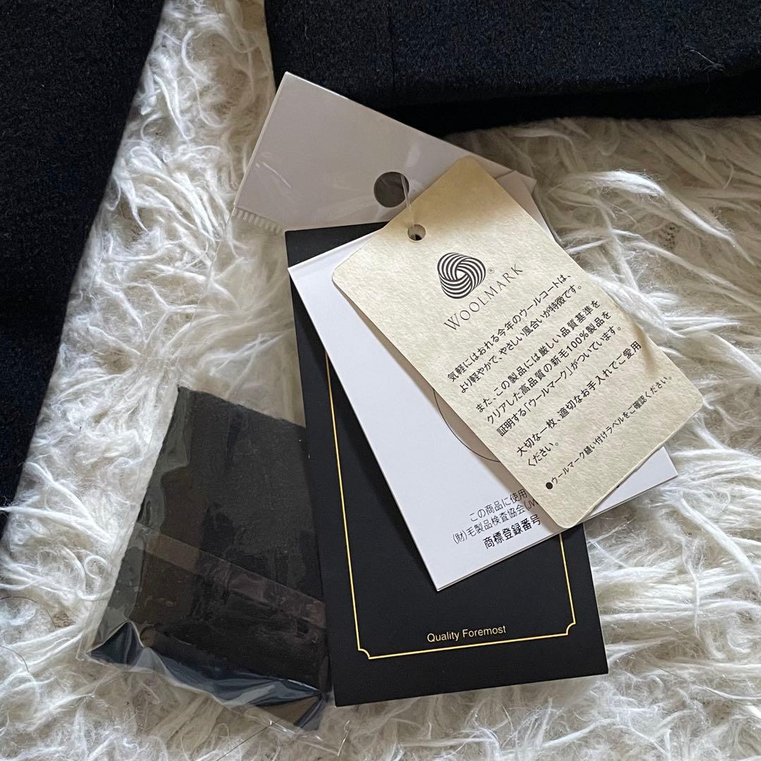 【未使用】フジコウPure Cashmere ステンカラーコート 11AR