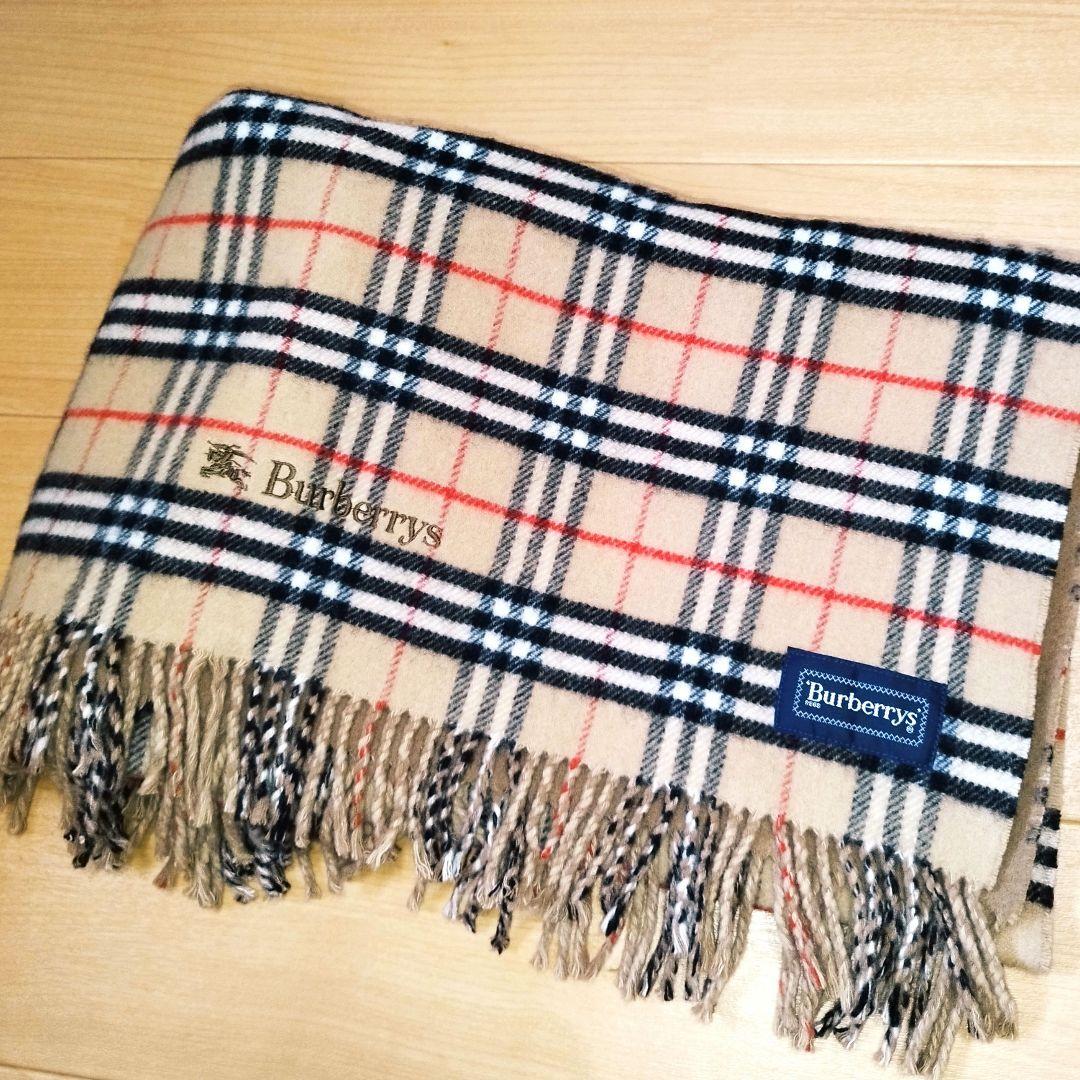 極美品 BURBERRY ノバチェック ストール 大判 バーバリー ブランケット