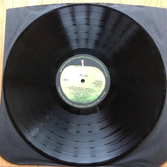 ビートルズ『ヘイ・ジュード』LP 国内盤 帯付 Apple d947y96