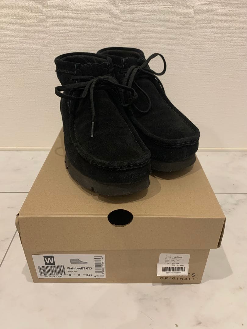 Clarks Originals Wallabee ブラック GTX