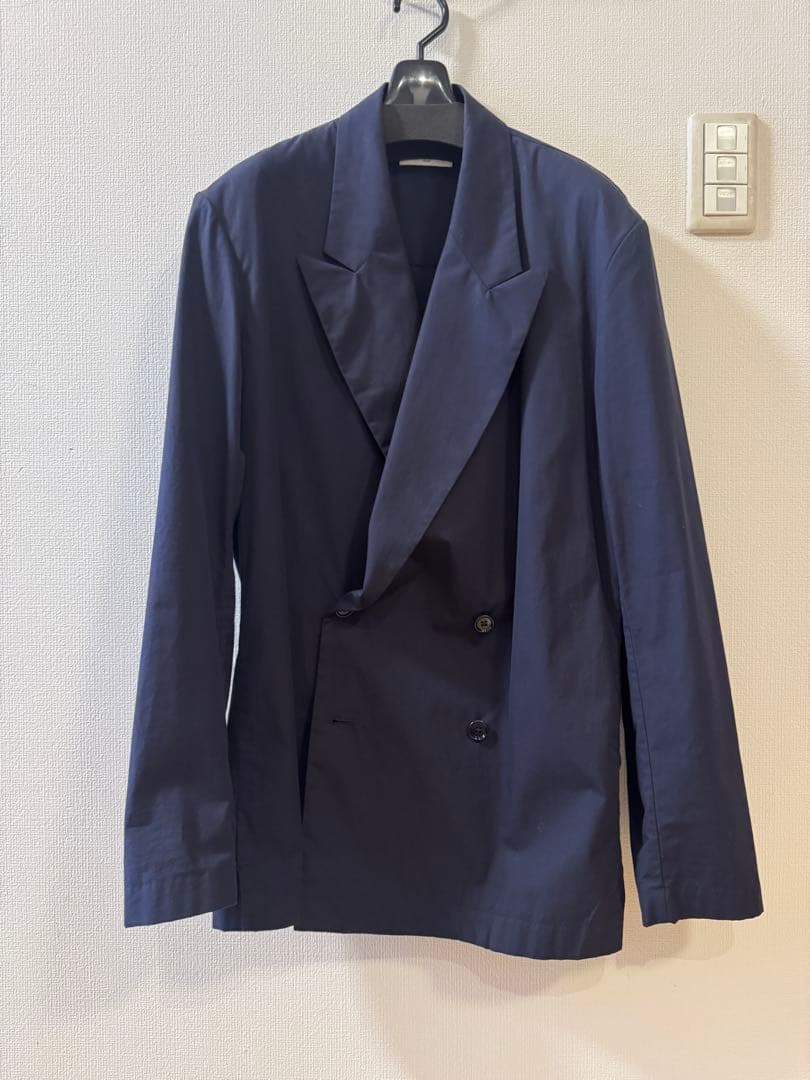 ドリスヴァンノッテン dries van noten ネイビー ダブルジャケット