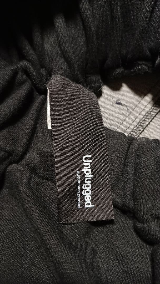 【未使用品】Unplugged/アンプラグド★切替ブラックサルエルデニム