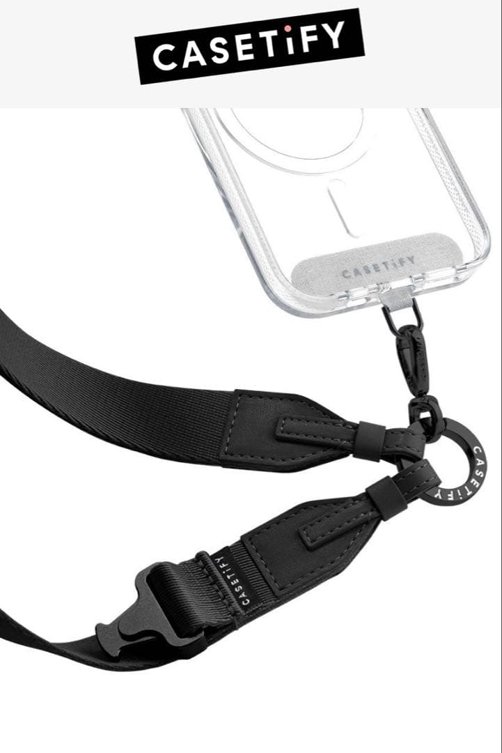 【美品】CASETiFY スマホ ショルダー スマホストラップ