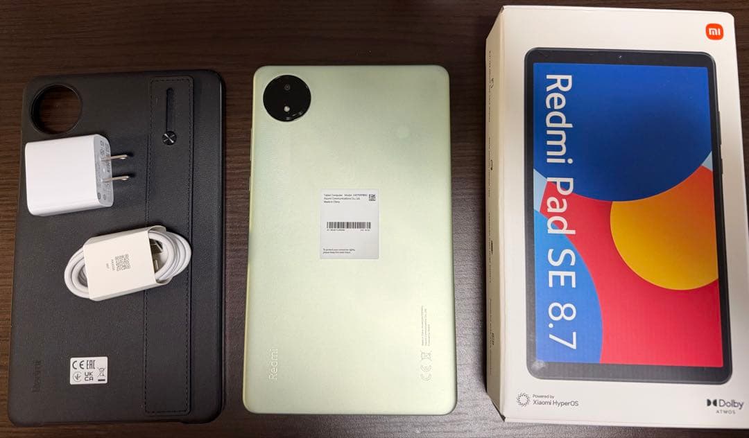 Redmi Pad SE 8.7 本体 ミントグリーン 純正カバー付き