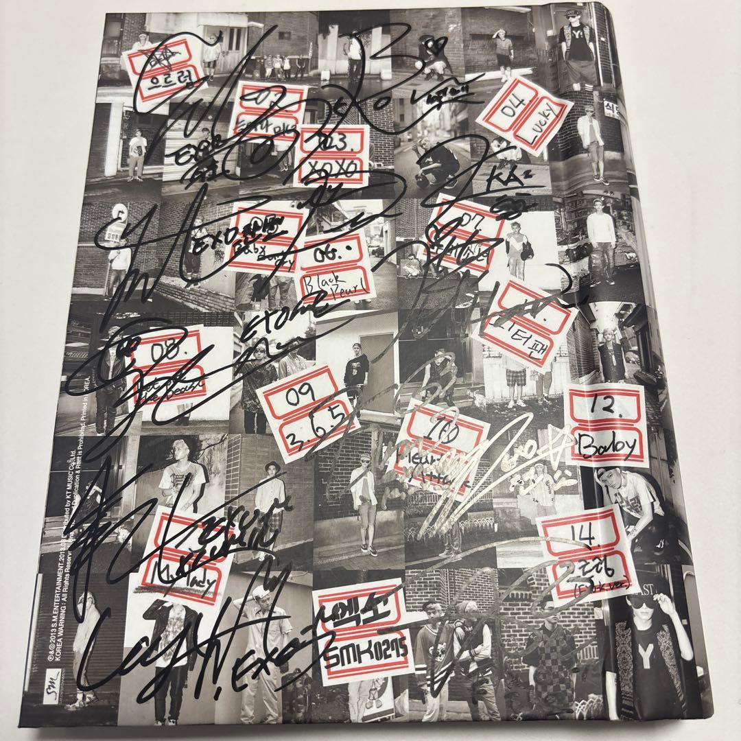 exo cd サイン　付き　呉亦凡　鹿晗　张艺兴　黄子韜