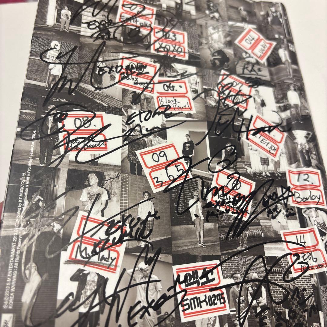 exo cd サイン　付き　呉亦凡　鹿晗　张艺兴　黄子韜