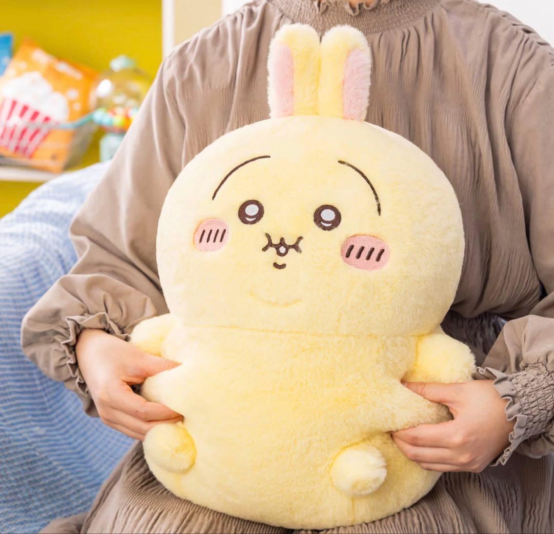 重め！ぼっちゃり抱っこぬいぐるみ　うさぎ