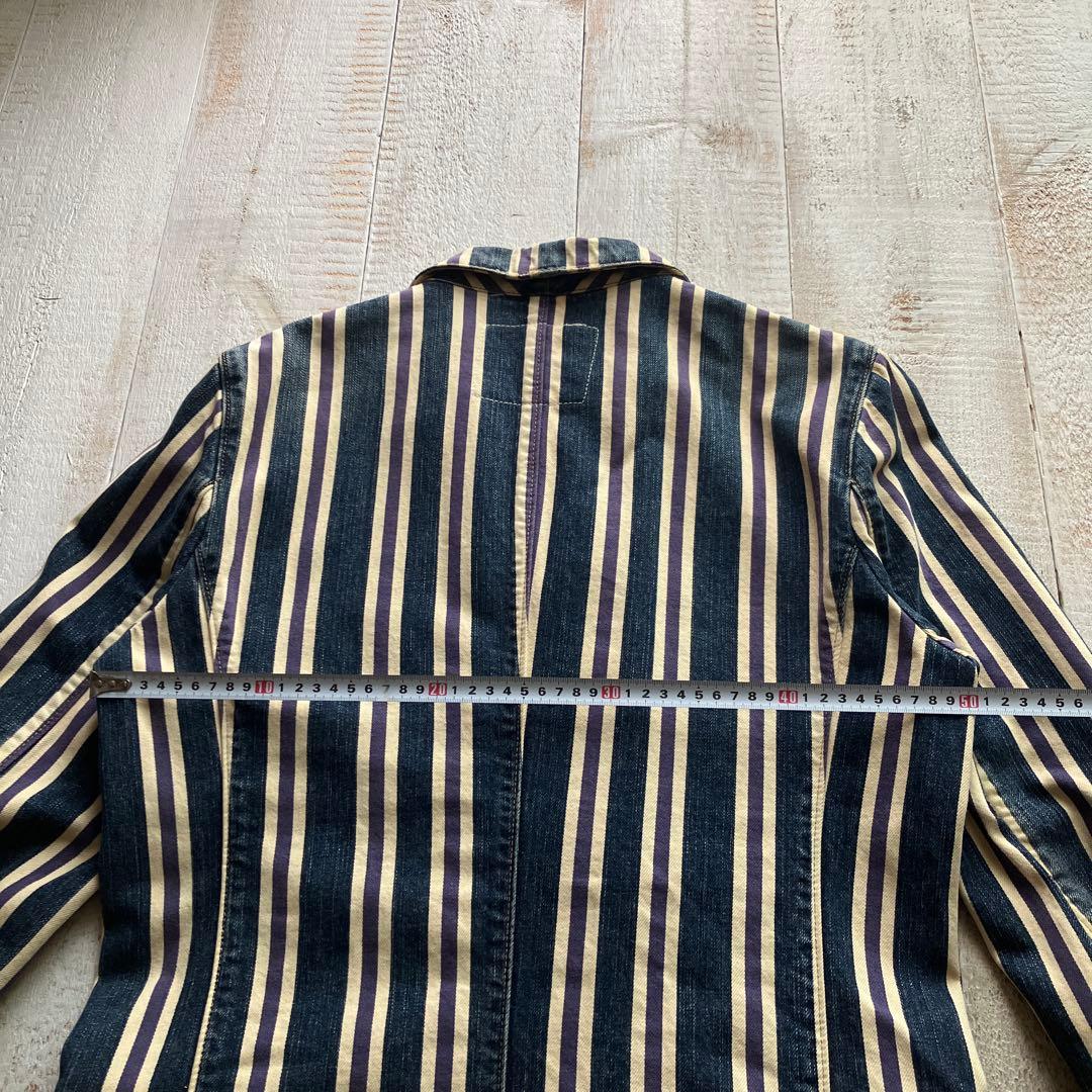 エドウィン デニムジャケット M ストライプ 13oz