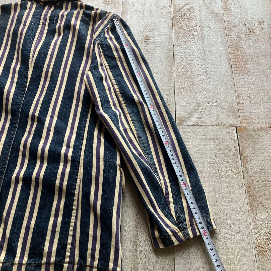 エドウィン デニムジャケット M ストライプ 13oz