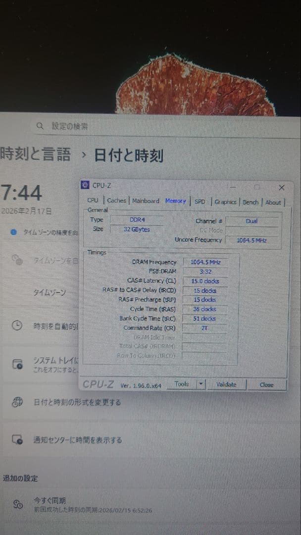 G.SKILL F4-3600C19D-32GSXWB 16GB×2