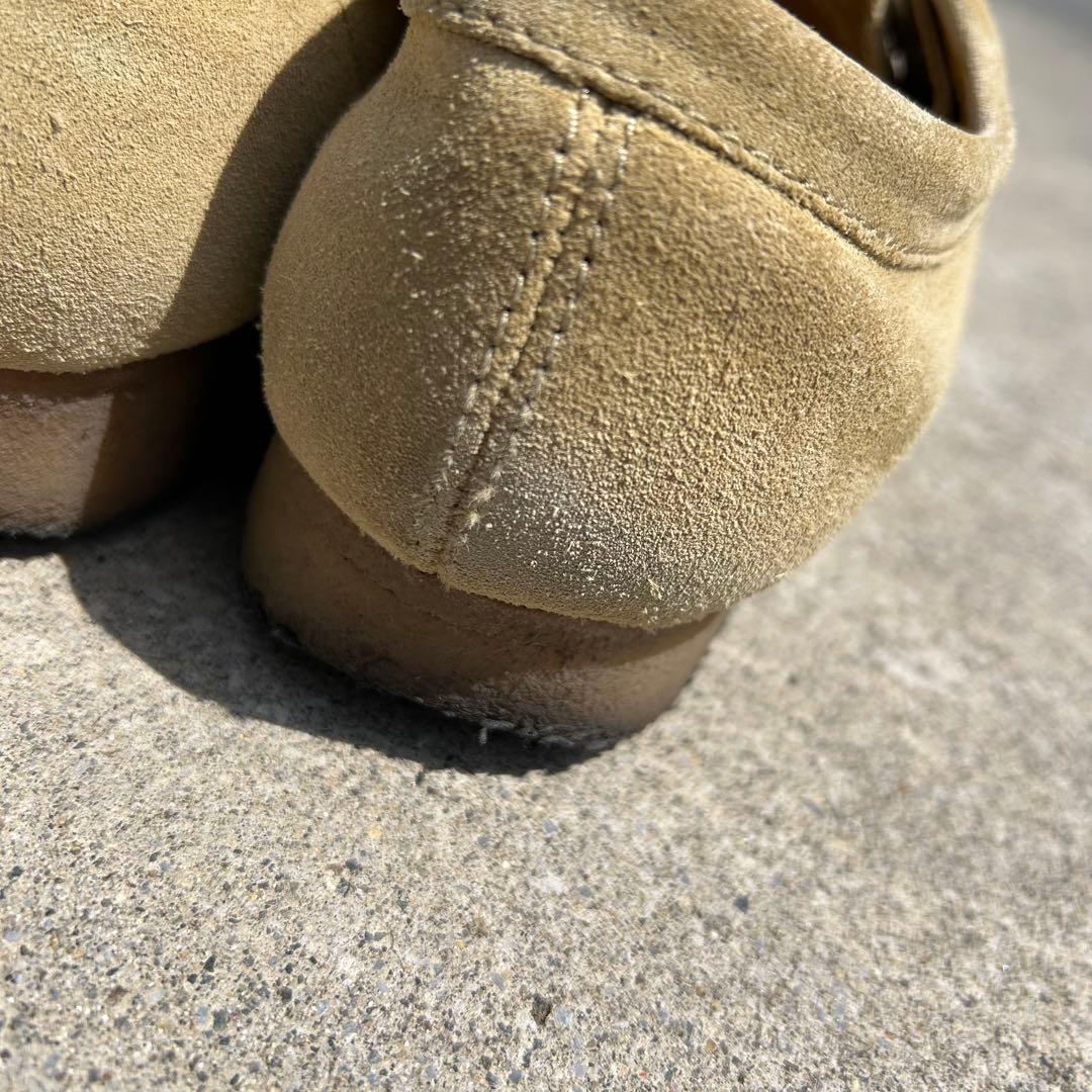 used Clarks natural color Wallabies ワラビー