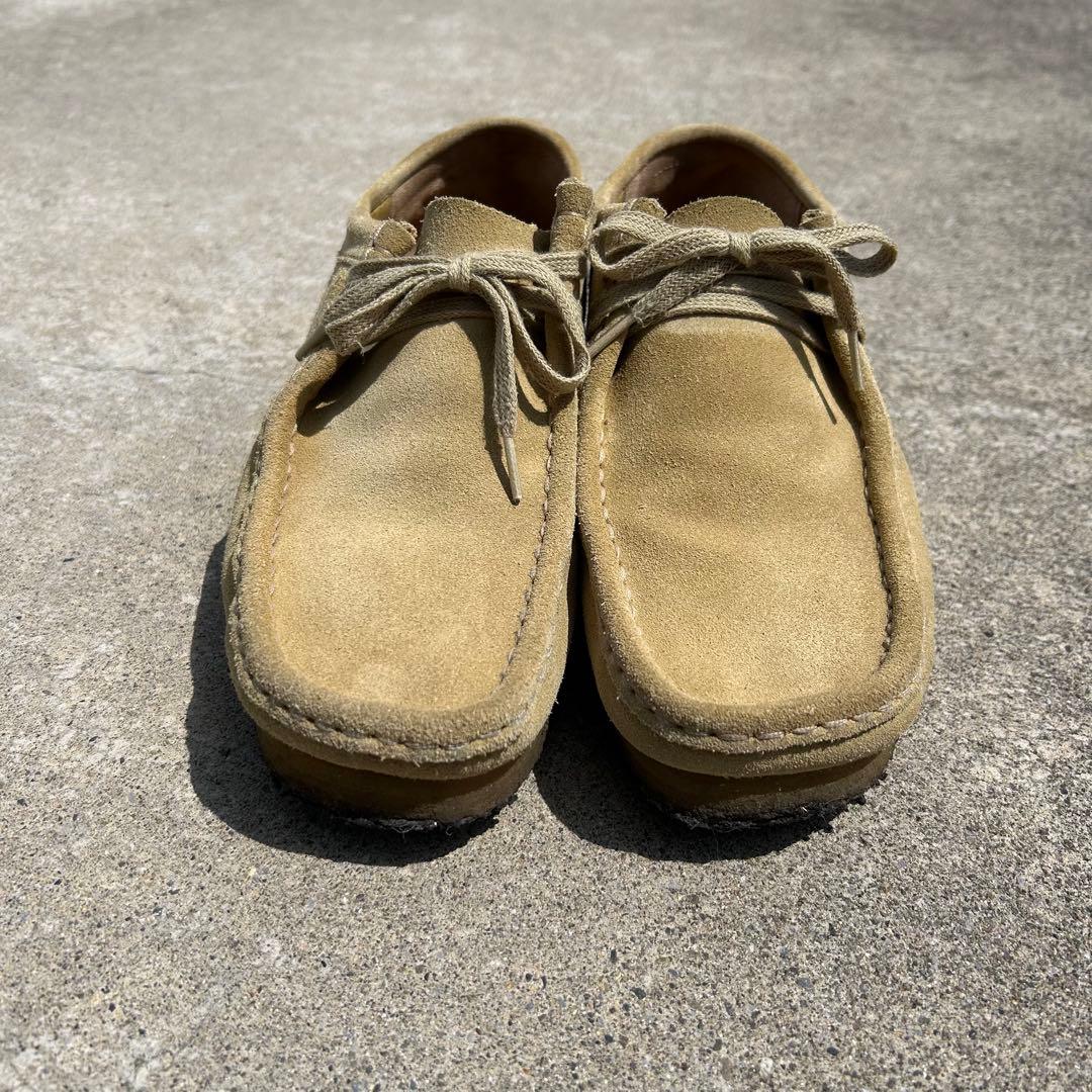 used Clarks natural color Wallabies ワラビー