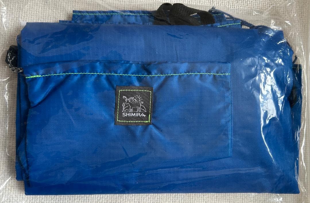 新品 SHIMIRA UL SIM solo tarp ブルー