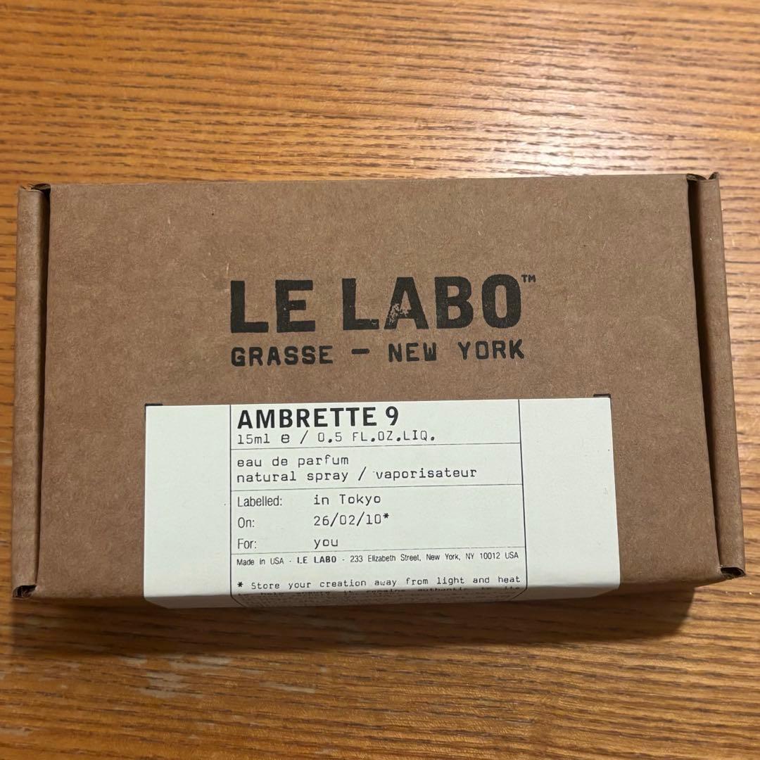LE LABO Ambrette 9 香水 15ml