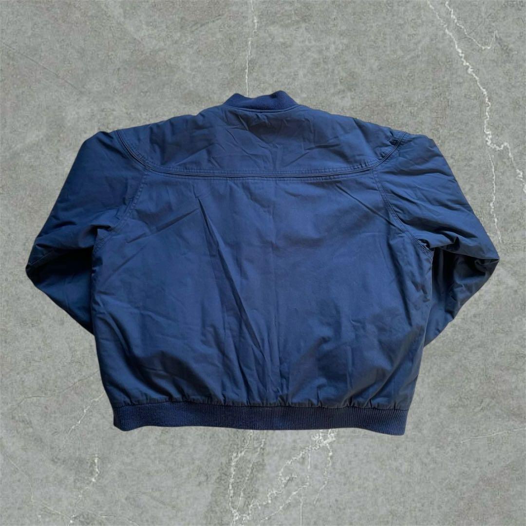 超超スペシャル 80s ダービーオブサンフランシスコ ジャケット XL ネイビー