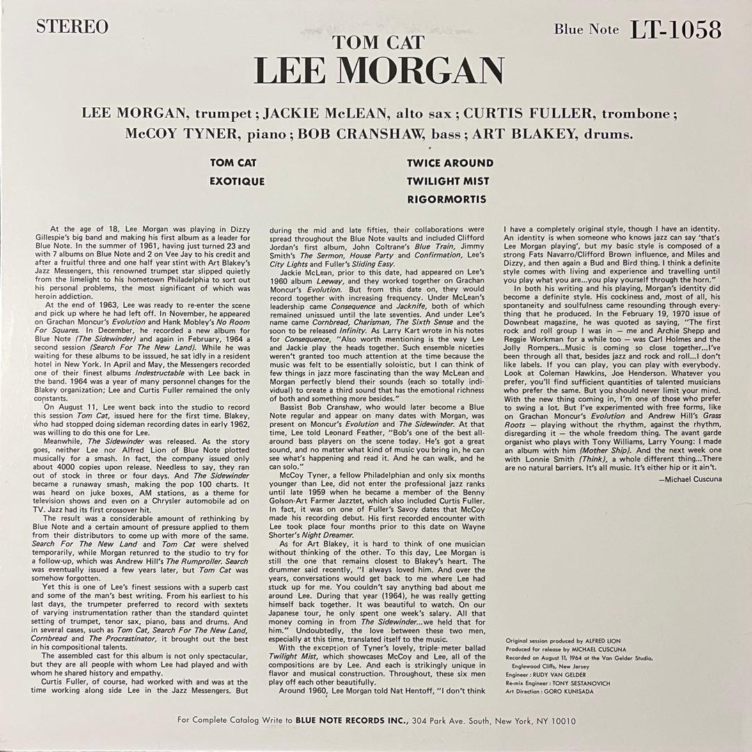 【LP】Lee Morgan－Tom Cat（LT-1058/US/2006）