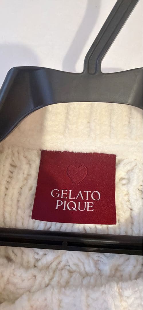 GELATO PIQUE アイボリー ニットルームウェアセット