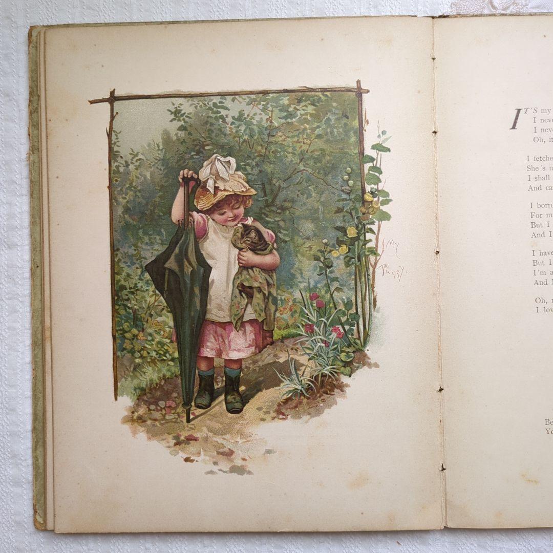 超稀少1885 ハリエットベネット 絵本ヴィクトリアン 洋書 児童書アンティーク