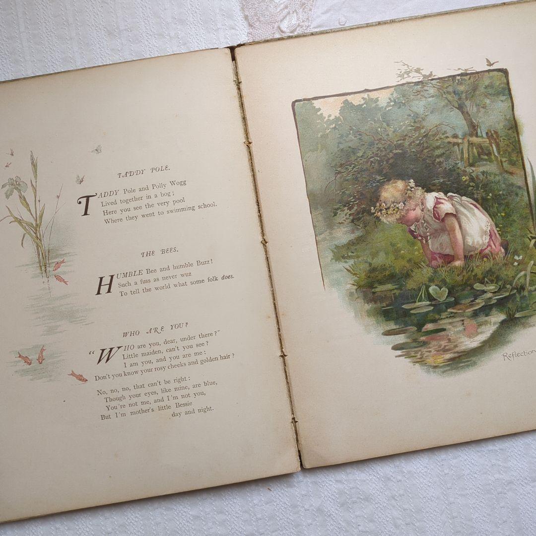 超稀少1885 ハリエットベネット 絵本ヴィクトリアン 洋書 児童書アンティーク