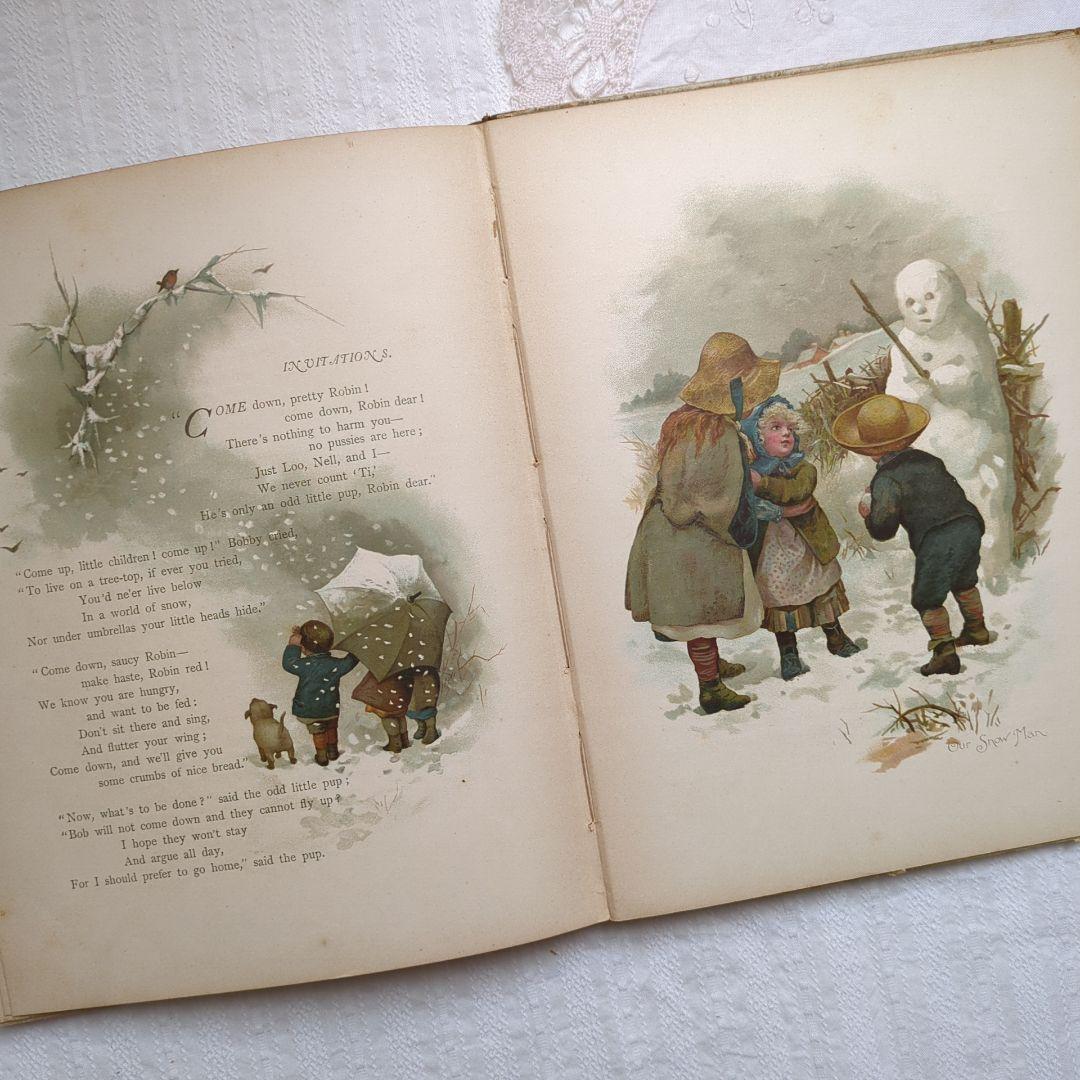 超稀少1885 ハリエットベネット 絵本ヴィクトリアン 洋書 児童書アンティーク