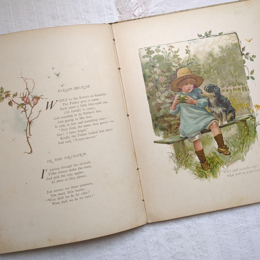 超稀少1885 ハリエットベネット 絵本ヴィクトリアン 洋書 児童書アンティーク