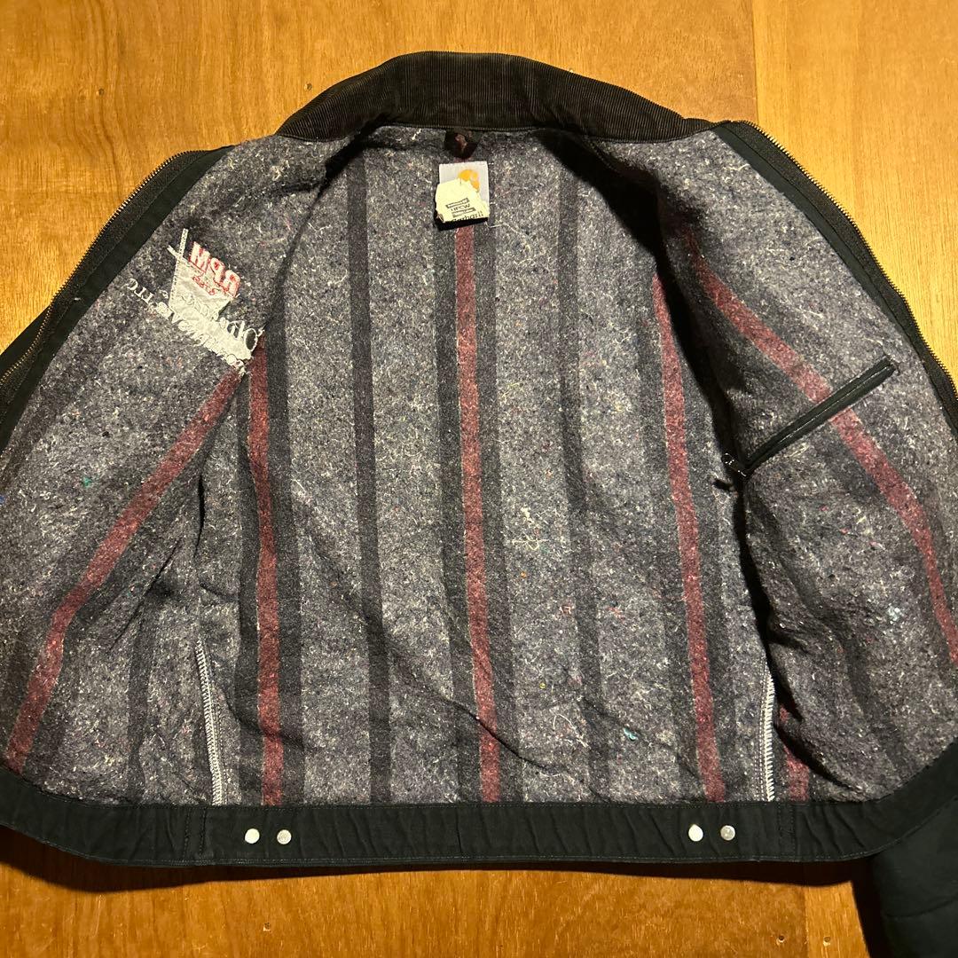 Carhartt 刺繍 BLK デトロイトジャケット Mサイズ