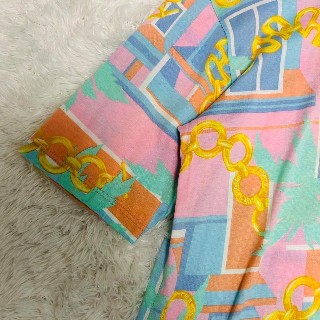 希少 名作 ヴィンテージ セリーヌ Tシャツ パームツリー フィービー期 半袖