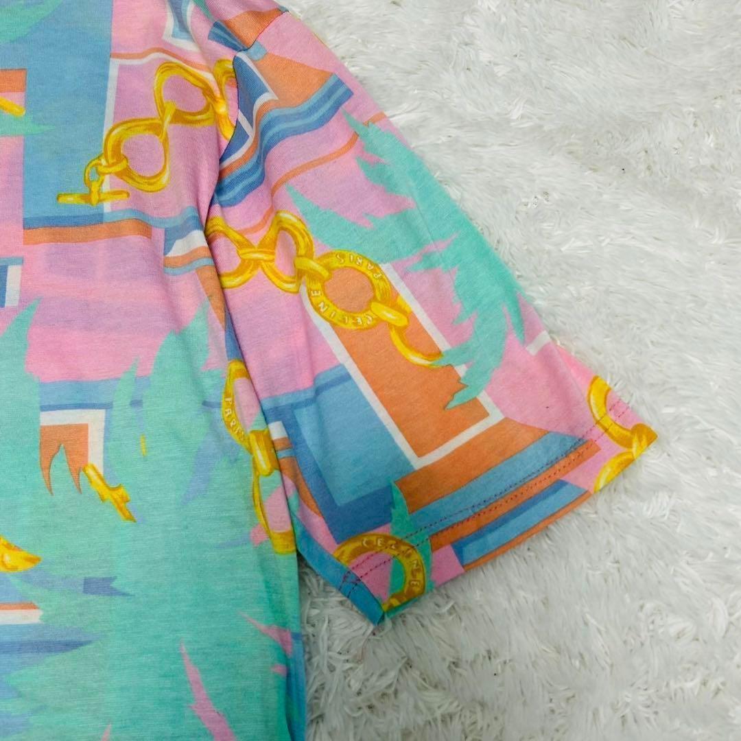 希少 名作 ヴィンテージ セリーヌ Tシャツ パームツリー フィービー期 半袖